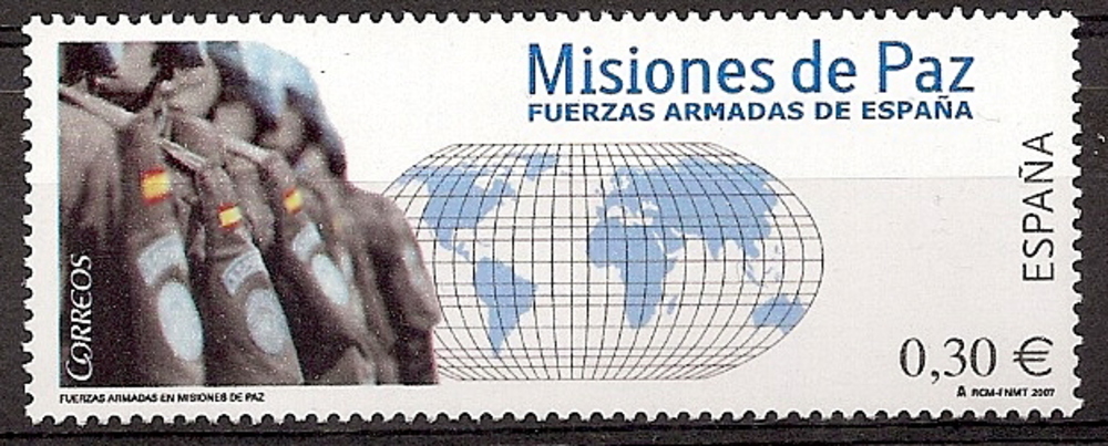 Sellos - Países - España - 2º Cent. (Series Completas) - Juan Carlos I - 2007 - 4343 - **