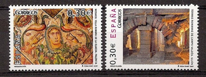 Sellos - Países - España - 2º Cent. (Series Completas) - Juan Carlos I - 2007 - 4317/18 - **