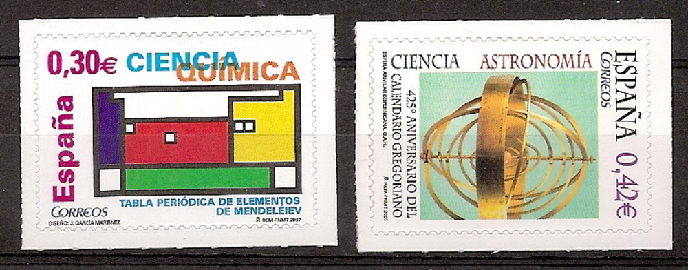 Sellos - Países - España - 2º Cent. (Series Completas) - Juan Carlos I - 2007 - 4310/11 - **