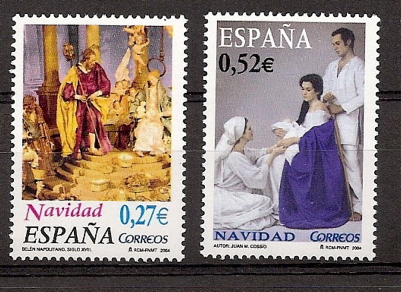 Sellos - Países - España - 2º Cent. (Series Completas) - Juan Carlos I - 2004 - 4128/29 - **