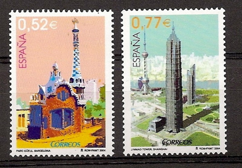 Sellos - Países - España - 2º Cent. (Series Completas) - Juan Carlos I - 2004 - 4118/19 - **