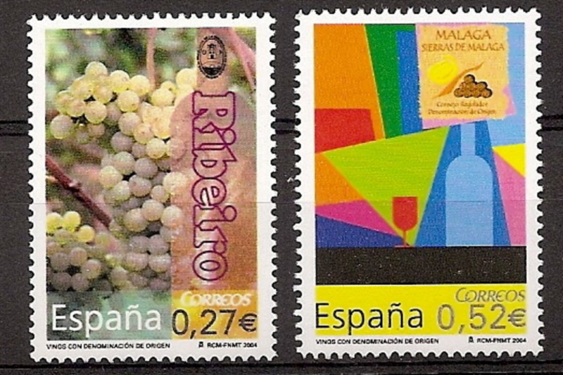 Sellos - Países - España - 2º Cent. (Series Completas) - Juan Carlos I - 2004 - 4112/13 - **