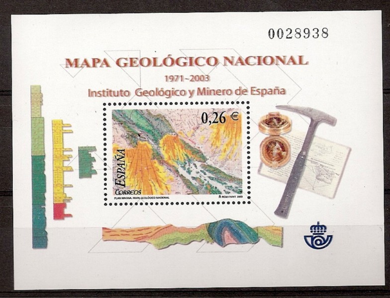 Sellos - Países - España - 2º Cent. (Series Completas) - Juan Carlos I - 2003 - 4036 - **