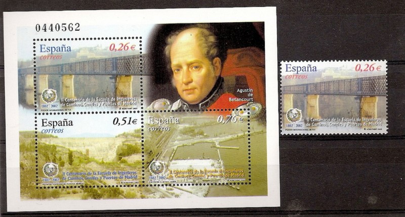 Sellos - Países - España - 2º Cent. (Series Completas) - Juan Carlos I - 2003 - 3966/67 - **