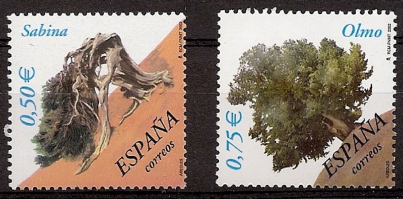 Sellos - Países - España - 2º Cent. (Series Completas) - Juan Carlos I - 2002 - 3867/68 - **