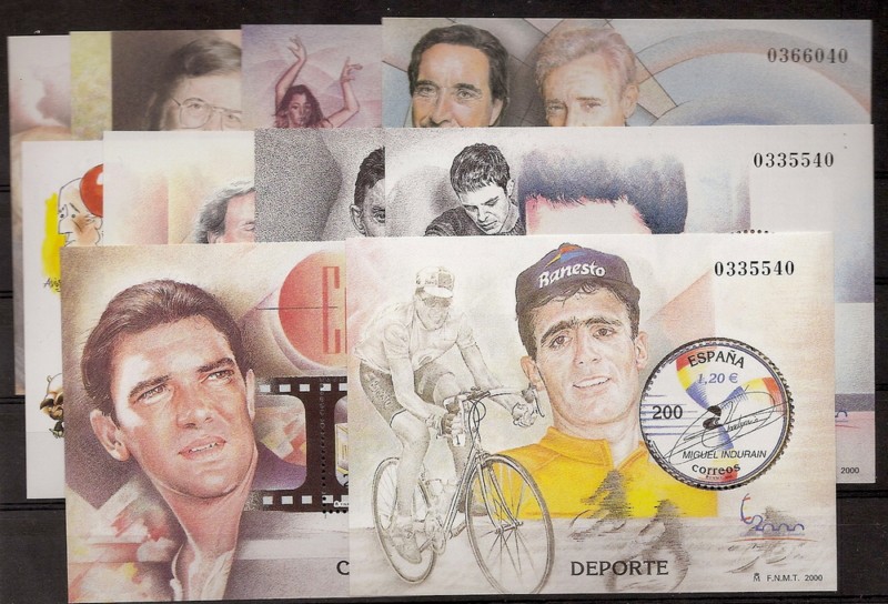 Timbres - Pays - Espagne - 2ème Cent. (Série Complète) - Juan Carlos I - 2000 - 3756/66 - **