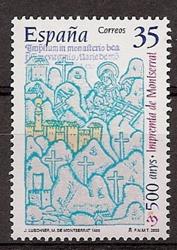 Sellos - Países - España - 2º Cent. (Series Completas) - Juan Carlos I - 2000 - 3696 - **