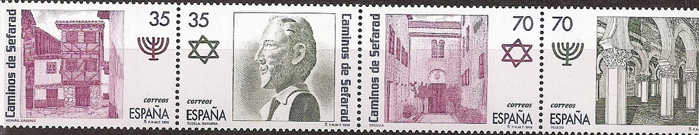 Briefmarken - Länder - Spanien - 2º Cent. (Vollständige Serien) - Juan Carlos I - 1998 - 3600/03 - **