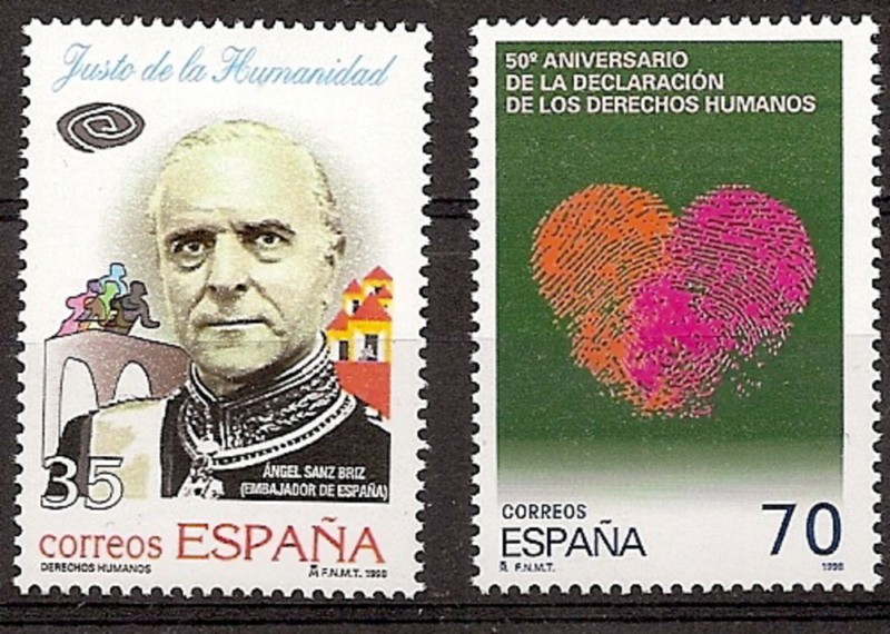 Briefmarken - Länder - Spanien - 2º Cent. (Vollständige Serien) - Juan Carlos I - 1998 - 3606/07 - **