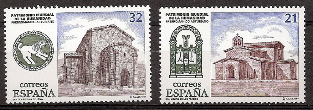Sellos - Países - España - 2º Cent. (Series Completas) - Juan Carlos I - 1997 - 3508/09 - **