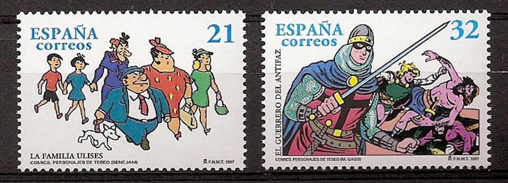 Segells - Països - Espanya - 2º Cent. (Sèries Completes) - Joan Carles I - 1997 - 3486/87 - **