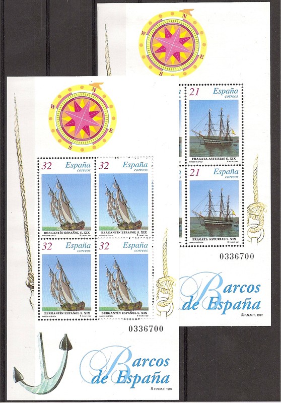Segells - Països - Espanya - 2º Cent. (Sèries Completes) - Joan Carles I - 1997 - 3477/78 - **