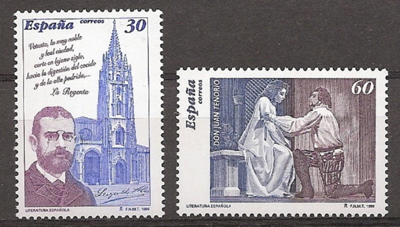 Sellos - Países - España - 2º Cent. (Series Completas) - Juan Carlos I - 1996 - 3456/57 - **