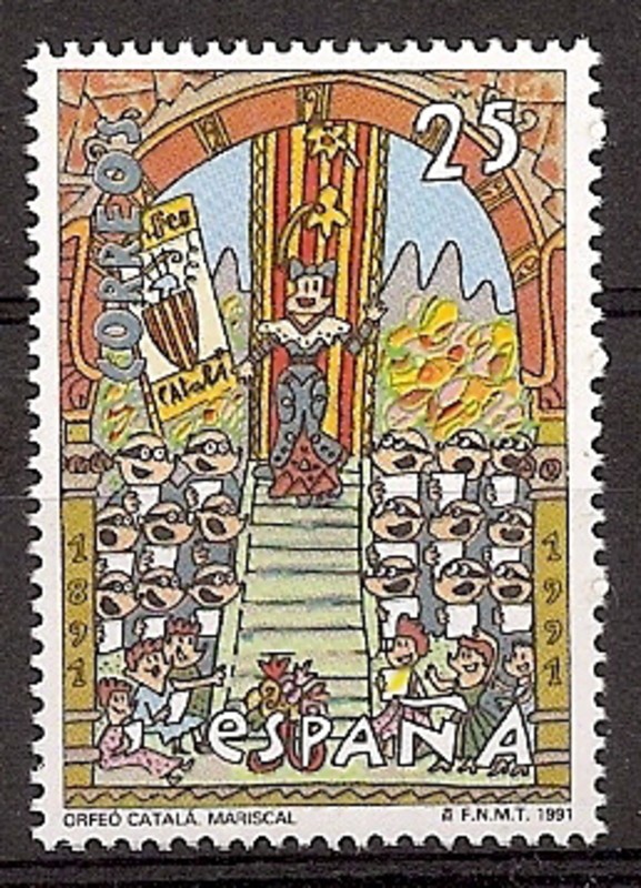 Sellos - Países - España - 2º Cent. (Series Completas) - Juan Carlos I - 1991 - 3126 - **