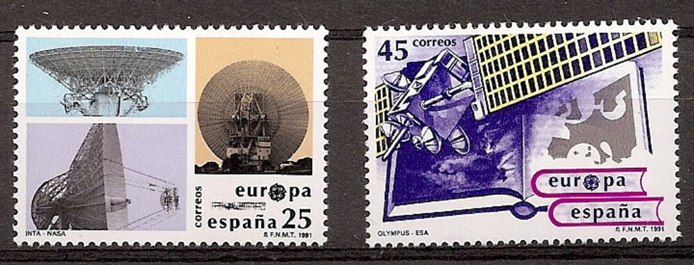Sellos - Países - España - 2º Cent. (Series Completas) - Juan Carlos I - 1991 - 3116/17 - **