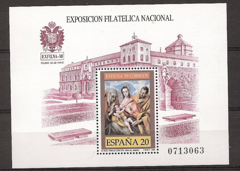 Sellos - Países - España - 2º Cent. (Series Completas) - Juan Carlos I - 1989 - 3012 - **