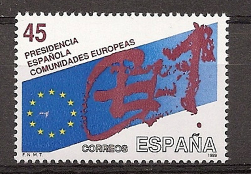 Sellos - Países - España - 2º Cent. (Series Completas) - Juan Carlos I - 1989 - 3010 - **