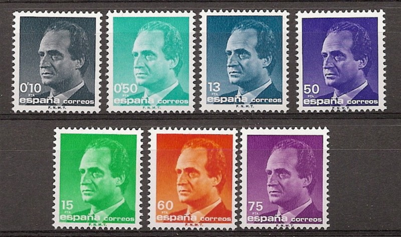 Sellos - Países - España - 2º Cent. (Series Completas) - Juan Carlos I - 1989 - 3001/07 - **
