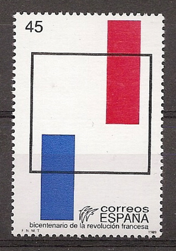 Sellos - Países - España - 2º Cent. (Series Completas) - Juan Carlos I - 1989 - 2988 - **