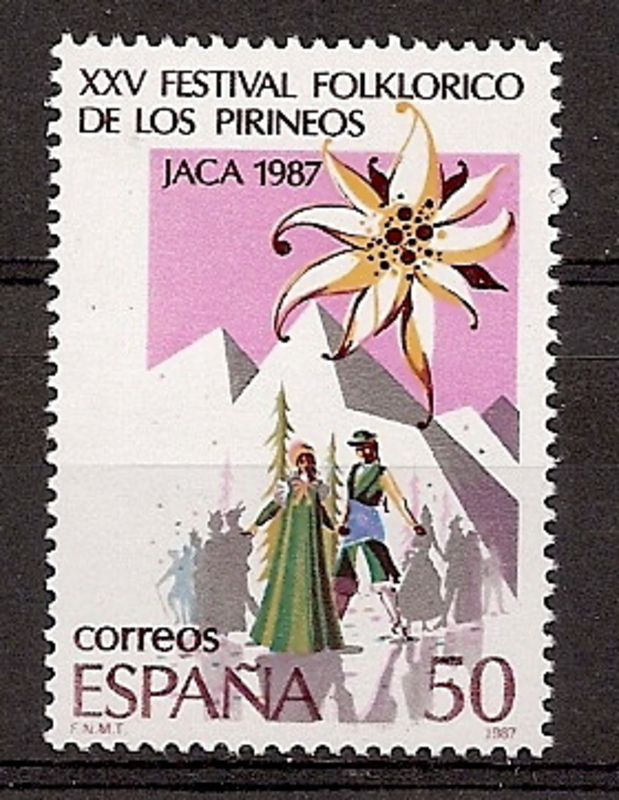 Sellos - Países - España - 2º Cent. (Series Completas) - Juan Carlos I - 1987 - 2910 - **