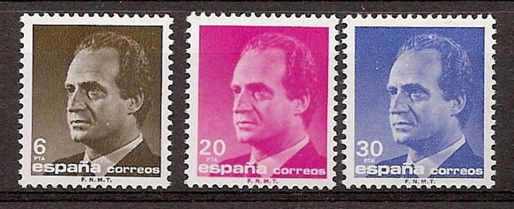 Sellos - Países - España - 2º Cent. (Series Completas) - Juan Carlos I - 1987 - 2877/79 - **