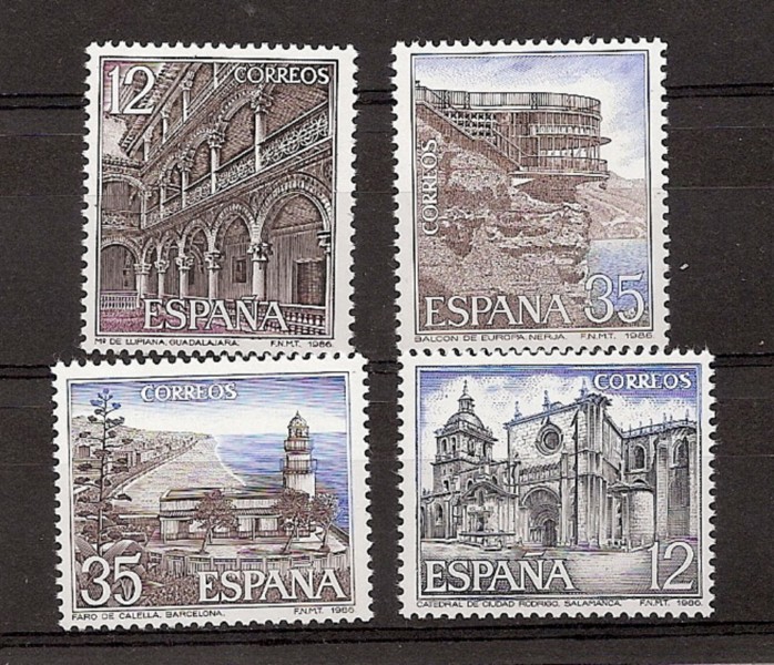 Sellos - Países - España - 2º Cent. (Series Completas) - Juan Carlos I - 1986 - 2835/38 - **