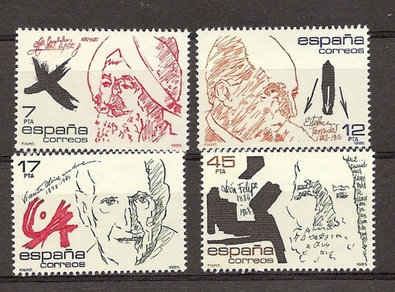 Sellos - Países - España - 2º Cent. (Series Completas) - Juan Carlos I - 1985 - 2806/09 - **