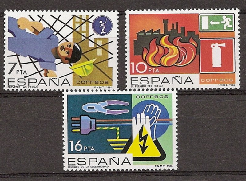Timbres - Pays - Espagne - 2ème Cent. (Série Complètes) - Juan Carlos I - 1984 - 2732/34 - **