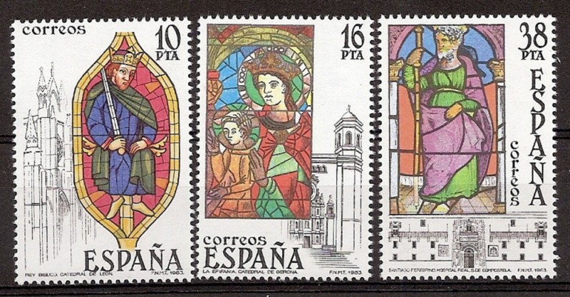 Timbres - Pays - Espagne - 2ème Cent. (Série Complètes) - Juan Carlos I - 1983 - 2721/23 - **