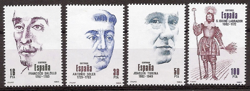 Timbres - Pays - Espagne - 2ème Cent. (Série Complètes) - Juan Carlos I - 1983 - 2705/08 - **