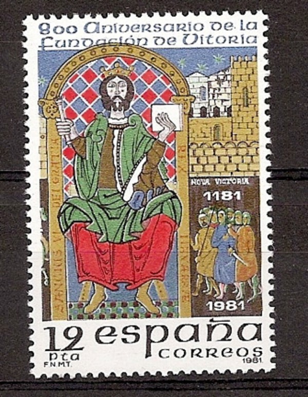 Sellos - Países - España - 2º Cent. (Series Completas) - Juan Carlos I - 1981 - 2625 - **