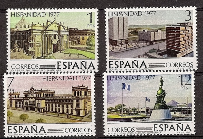 Zegels - Landen - Spanje - 2e Cent. (Complete Series) - Juan Carlos I - 1977 - 2439/42 - **