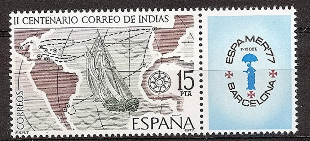 Zegels - Landen - Spanje - 2e Cent. (Complete Series) - Juan Carlos I - 1977 - 2437 - **