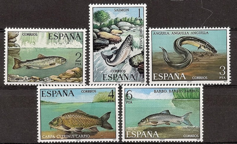 Zegels - Landen - Spanje - 2e Cent. (Complete Series) - Juan Carlos I - 1977 - 2403/07 - **
