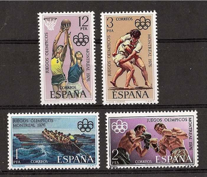 邮票 - 国家 - 西班牙 - 200周年（完整系列） - 胡安·卡洛斯一世 - 1976年 - 2340/43 - **