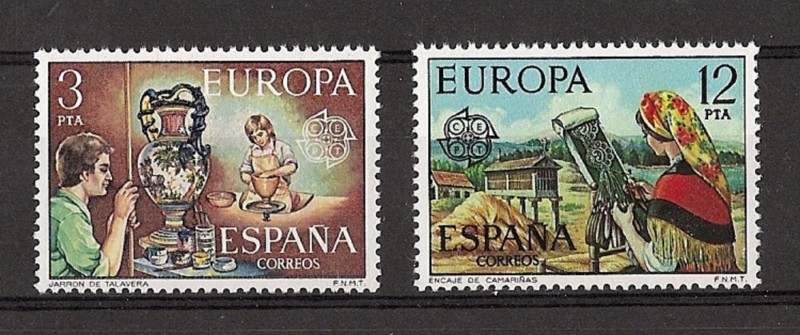 邮票 - 国家 - 西班牙 - 200周年（完整系列） - 胡安·卡洛斯一世 - 1976年 - 2316/17 - **