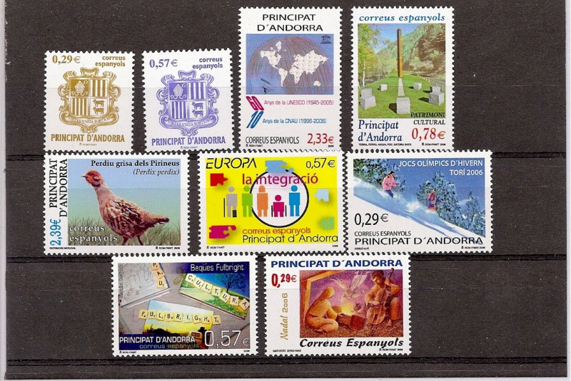 Andorra - Correo Español - Komplette Jahrgänge - 2006 - **