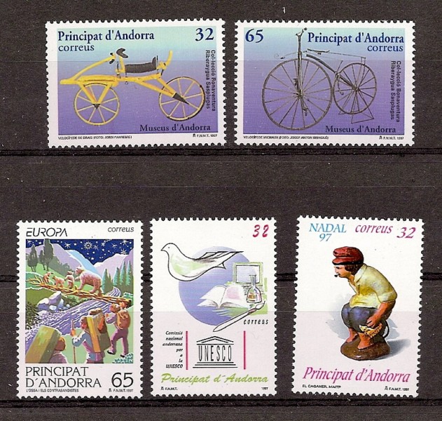 Andorra - Correo Español - Komplette Jahrgänge - 1997 - **