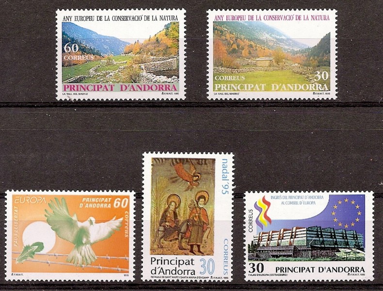 Andorra - Spanische Post - Komplette Jahrgänge - 1995 - **