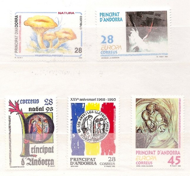 Andorra - Spanische Post - Komplette Jahrgänge - 1993 - **