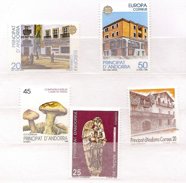 Andorra - Spanische Post - Komplette Jahrgänge - 1990 - **