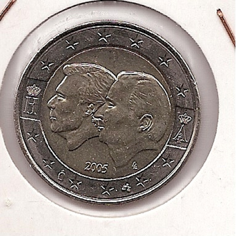 2€ - Belgio - SC - Anno 2005 - Famiglia reale