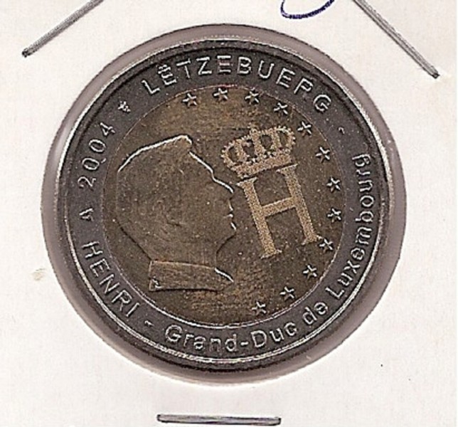2€ - Luksemburg - SC - Rok 2004 - Książę Luksemburga
