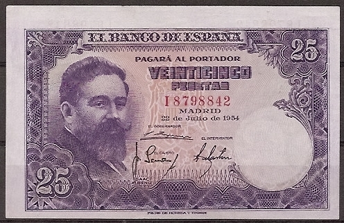 25 ptas