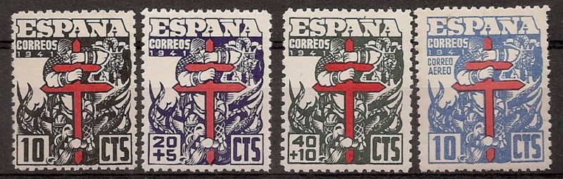 Briefmarken - Länder - Spanien - 1. Cent. (Komplettserien) - 0948/51 - **