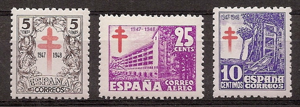 Timbres - Pays - Espagne - 1er Cent. (Séries Complètes) - 1017/19 - **