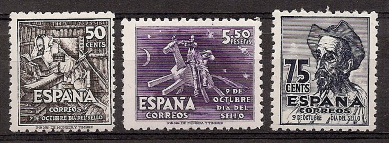 <div>Sellos - Pa&iacute;ses - Espa&ntilde;a - 1&ordm; Cent. (Series Completas) - 1012/14 - **</div>