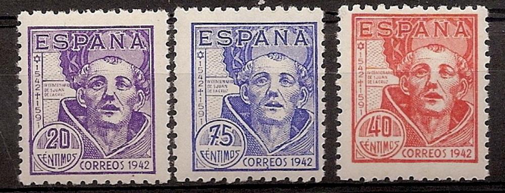 Briefmarken - Länder - Spanien - 1. Cent. (Komplettserien) - 0954/56 - **