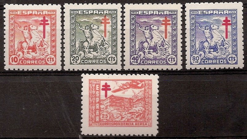 Briefmarken - Länder - Spanien - 1. Cent. (Komplettserien) - 0984/88 - **
