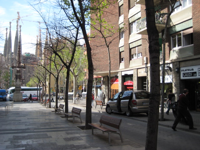 Fotografa de Susana Lpez Jimnez trabajando con el ordenador dentro del mostrador